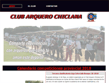 Tablet Screenshot of clubarquerochiclana.com